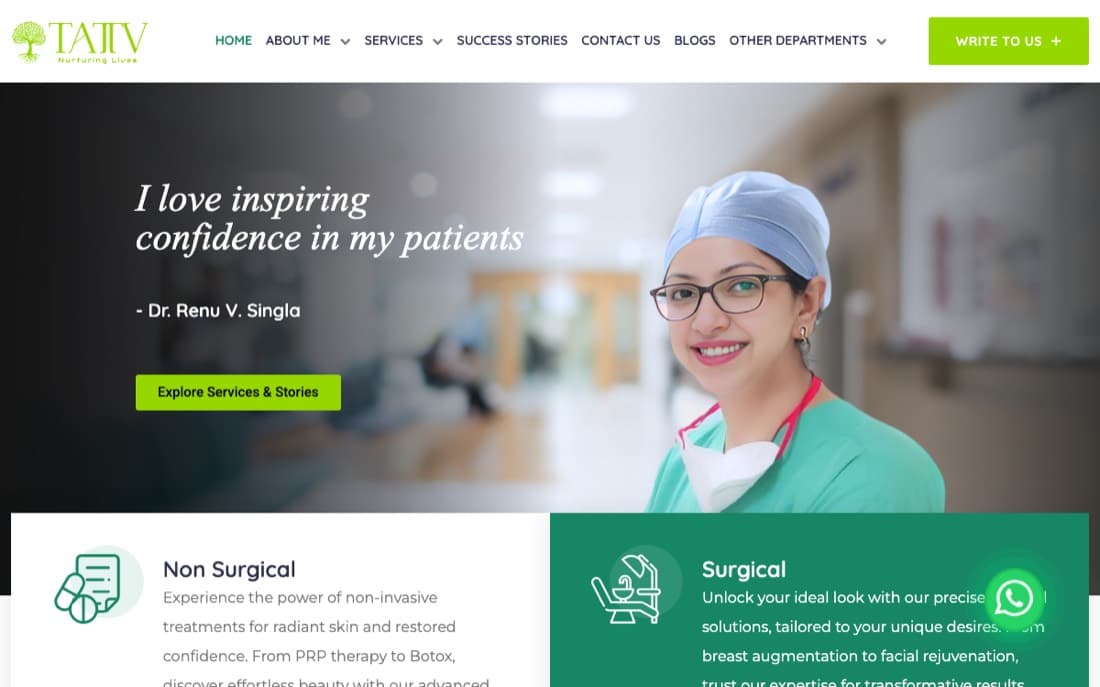 Tattv Healthcare — multi-specialty surgery centre preview